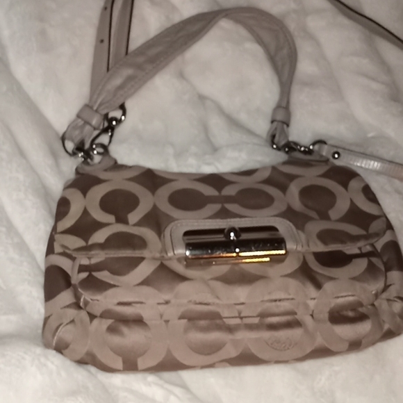 Coach Kristen sateen crossbody bag. - Picture 1 of 16